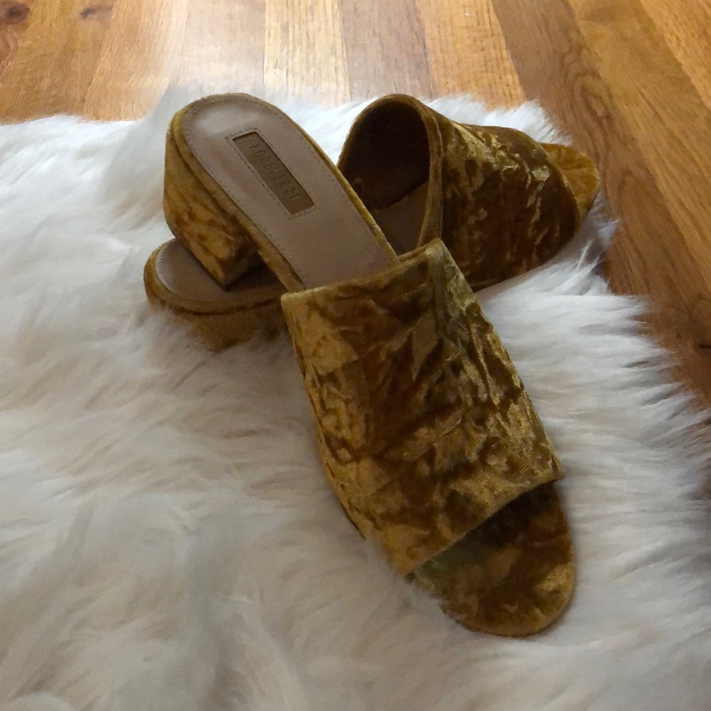 Gold Forever 21 Sandals